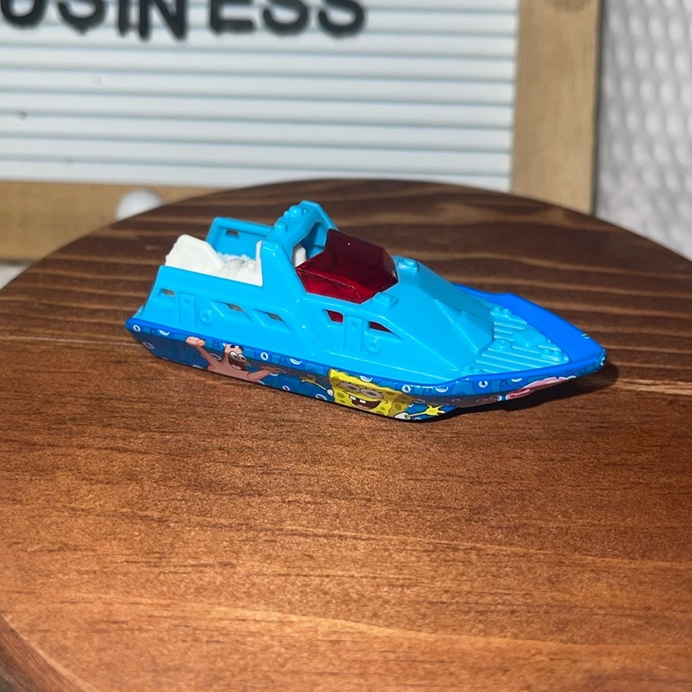Sponge Bob Square Pants Rescue Boat Diecast Matchbox 2000 Loose